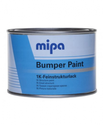 Краска структурная для бампера Mipa Bumper paint серая 0,5л  фото в интернет магазине Новакрас.ру